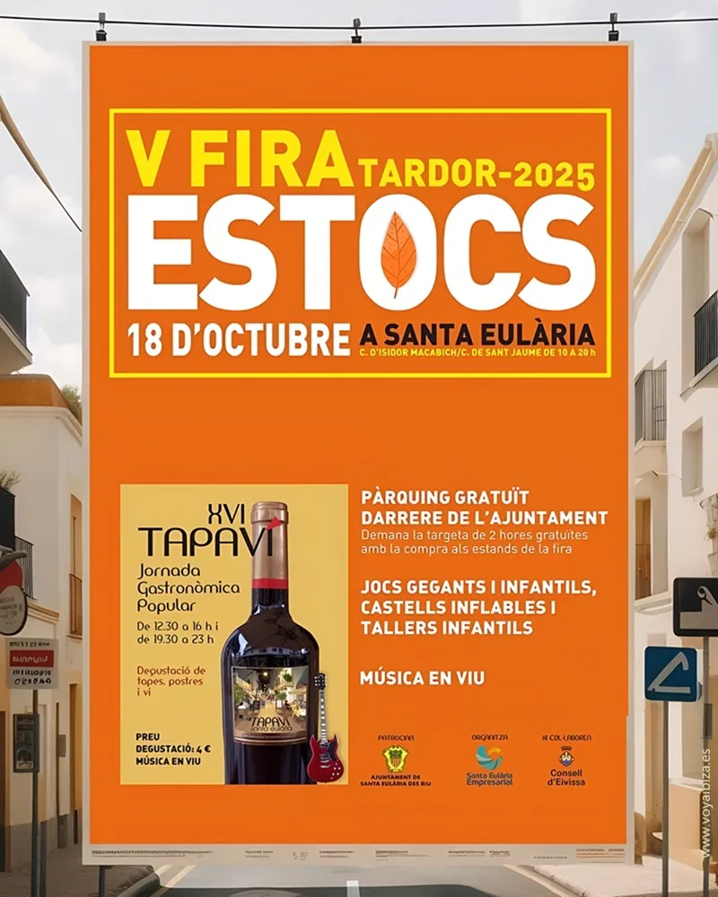 Fira d'Estocs Tardor 2025, Santa Eulària des Riu, Eivissa (Ibiza)