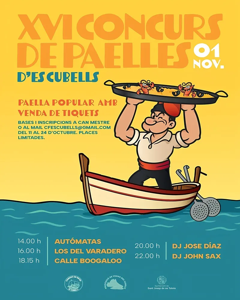 Concuso de Paellas. Es Cubells, Sant Josep de sa Talaia, Ibiza (Eivissa)