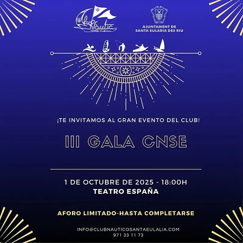 III Gala Club Nàutic Santa Eulària 2025, Eivissa (Ibiza)