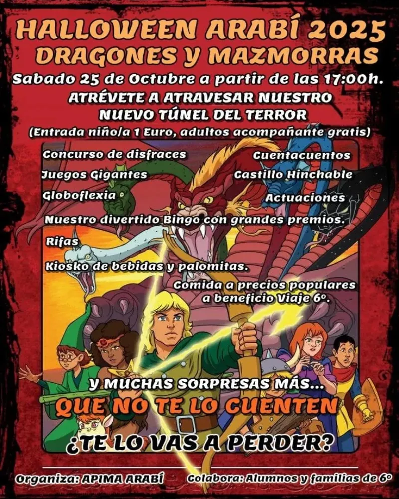 Fiestas de Halloween escolares 2025 (CEIP Arabí en Santa Eulalia del Río), Ibiza (Eivissa)