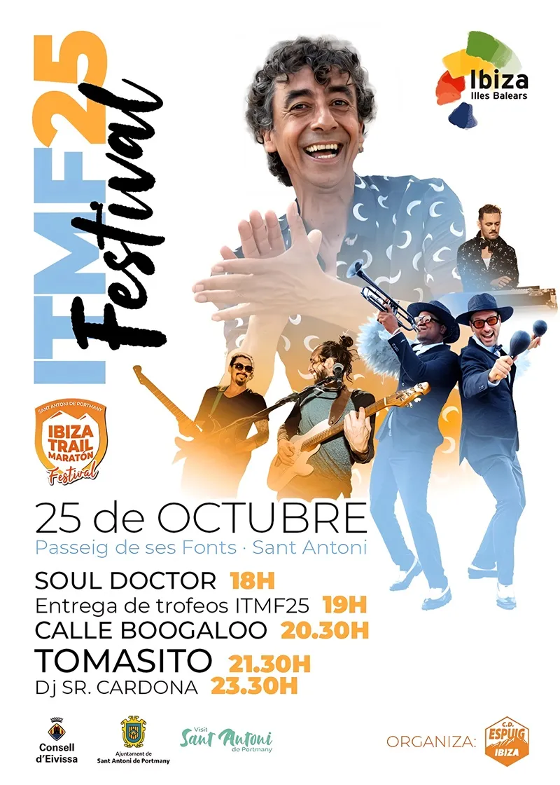 Ibiza Trail Maratón Festival 2025 (ITMF25): Música en directo en Sant Antoni de Portmany