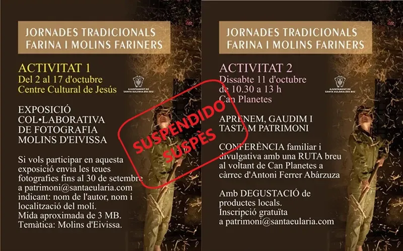 Jornadas Tradicionales Harina y Molinos Harineros 2025. Santa Eulalia del Río: Exposición y Conferencia