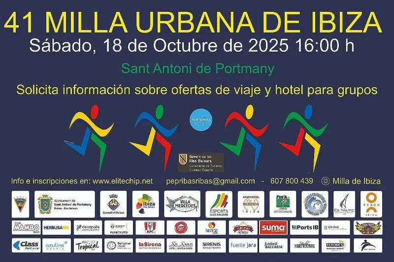 Milla Urbana Isla de Ibiza, San Antonio 2025. 41 Edición