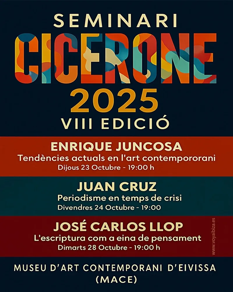 Seminari Cicerone 2025 Museu d’Art Contemporani d’Eivissa (MACE), VIII Edició (Ibiza)