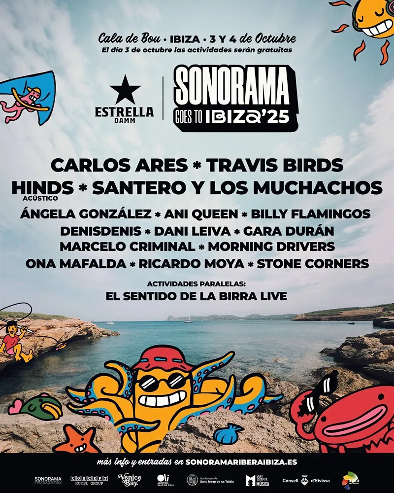V Edición de Sonorama Goes To Ibiza. Sant Josep de sa Talaia, Ibiza (Eivissa)