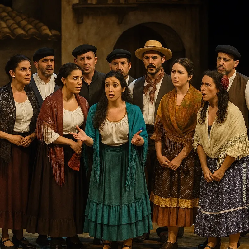 Representación de una zarzuela
