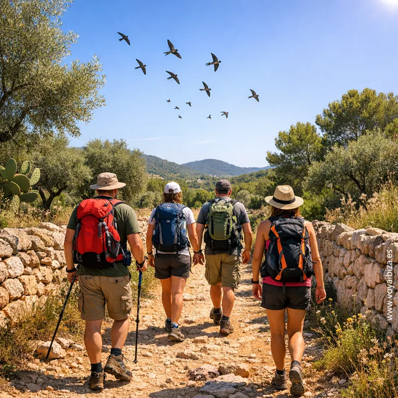 Caminata Guiada Santa Eulària des Riu, abril 2026: Ruta Puig d'Atzaró. Ibiza
