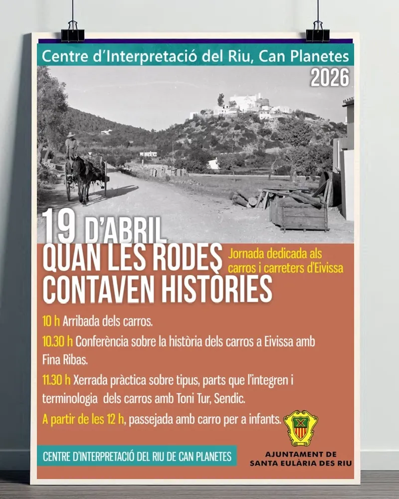 Carros i Carreters a Eivissa abril 2026. Can Planetes de Santa Eulària, Eivissa
