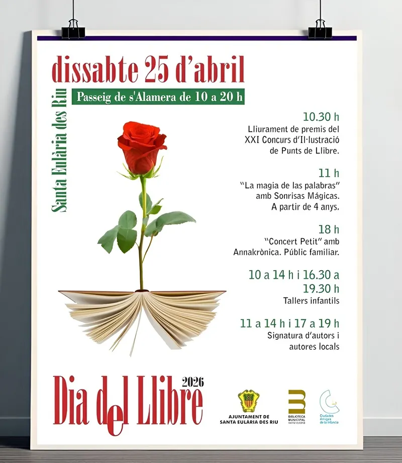Dia del Llibre 2026 a Santa Eulària des Riu, Eivissa