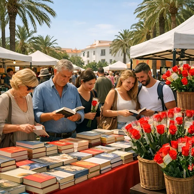 Día del Libro 2026 en Santa Eulària des Riu, Ibiza: Puestos callejeros
