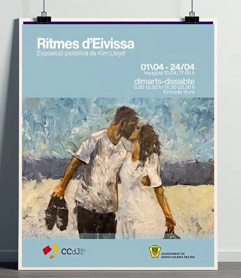 Exposició Pictórica 'Ritmes d'Eivissa' de Kim Lloyd a Jesús 2026 (Santa Eulària des Riu), Eivissa