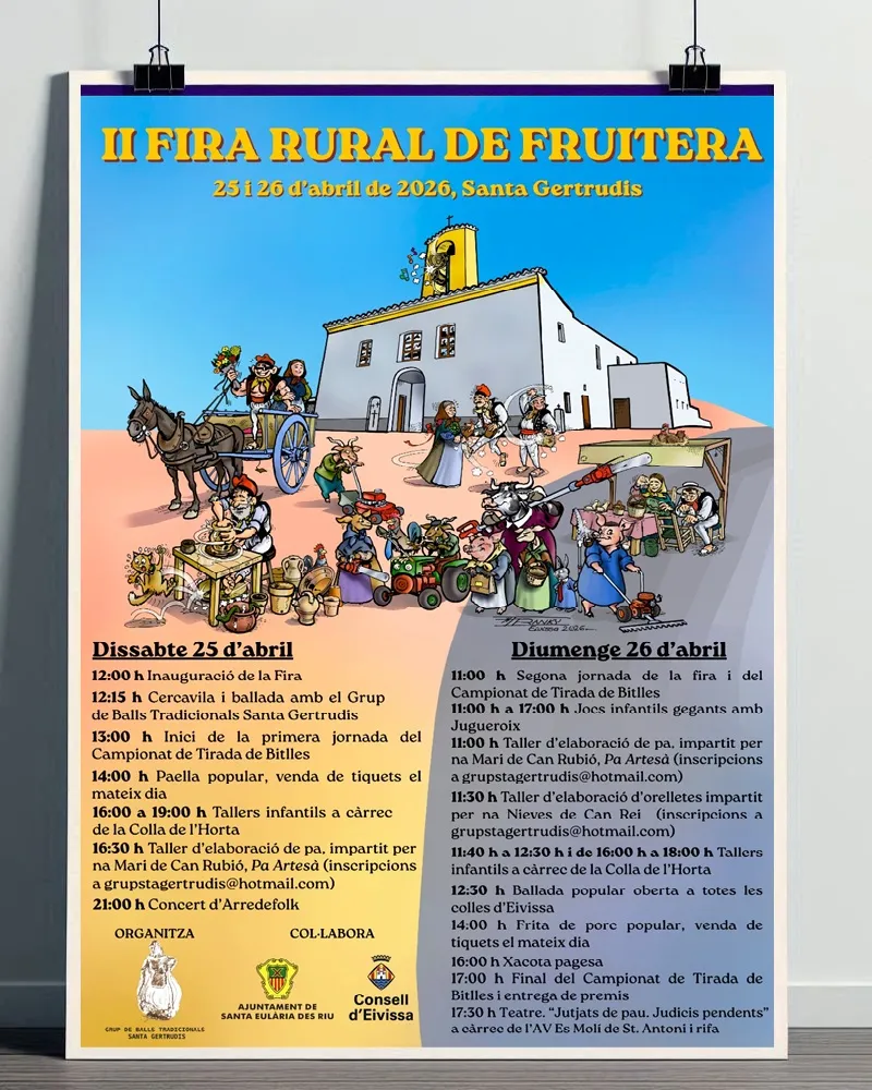 Fira Rural de Fruitera a Santa Gertrudis (Santa Eulària des RIu), Evivissa. Segona Edició