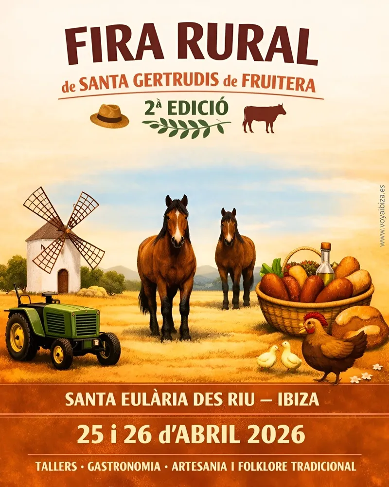 2ª Fira Rural de Fruitera 2026 a Santa Gertrudis (Santa Eulària), Eivissa