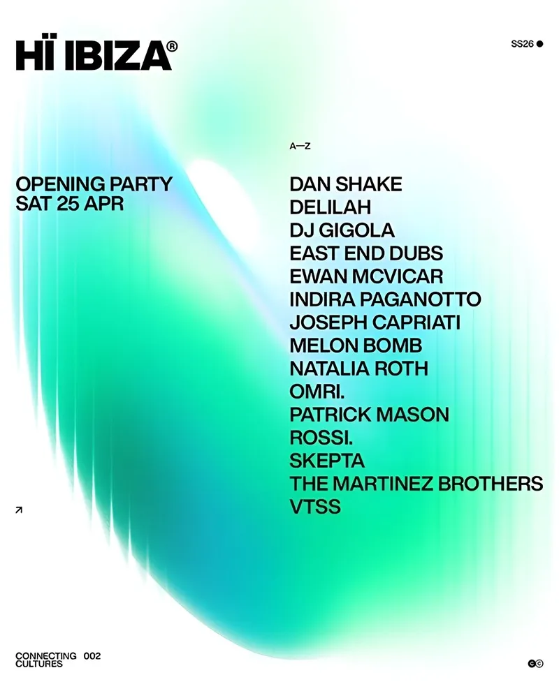 Hï Ibiza Opening Party 2026 - LineUp - Fiesta de Apertura