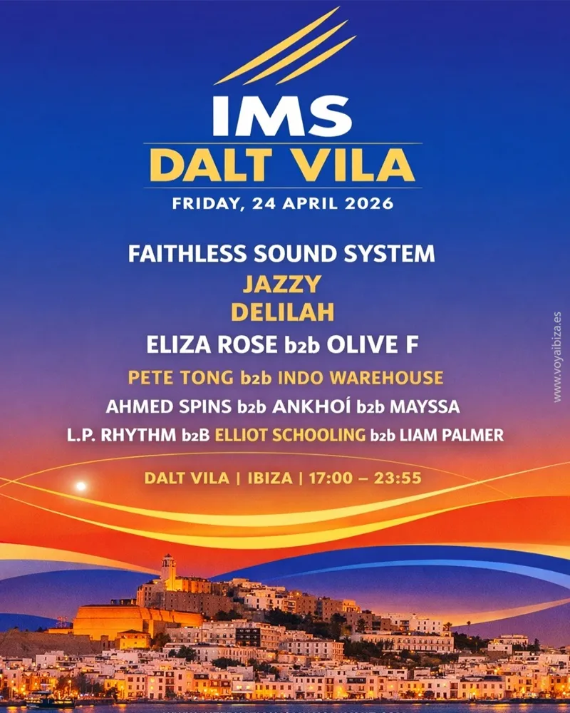 International Music Summit (IMS) Ibiza 2026: Baluarte de Santa Lucía (Dalt Vila), Ibiza