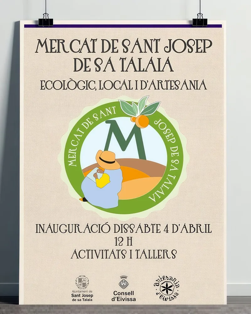 Mercat Ecològic, Local i d'Artesania 2026 a Sant Josep de sa Talaia, Eivissa. 10a Edició