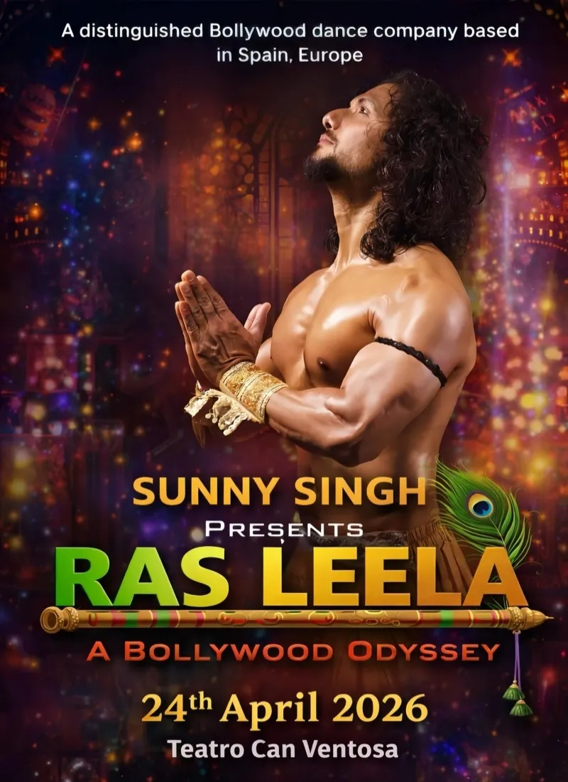Sunny Singh presenta: Ras Leela, Una odisea de Bollywood en Can Ventosa 2026, Ibiza