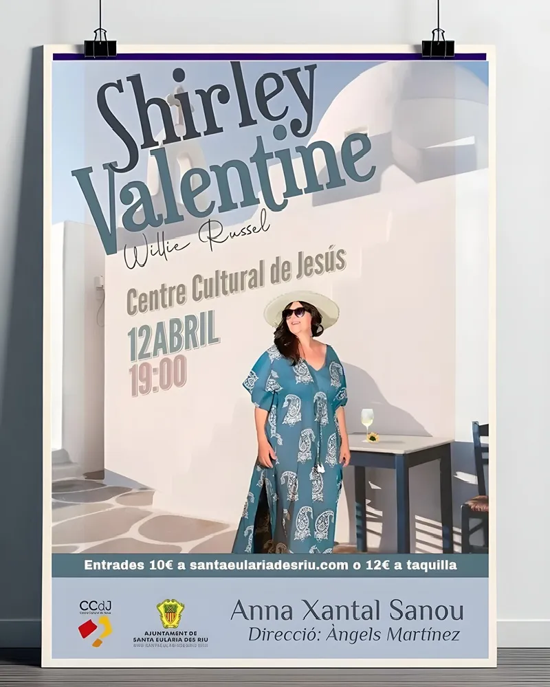 Teatre al Centre Cultural de Jesús 2026 (Santa Eulària des Riu), Eivissa: Shirley Valentine