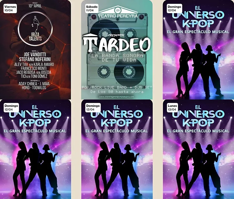 Teatro Pereyra Ibiza - Abril 2026 - Teatre Pereira Eivissa: EVENTOS 02