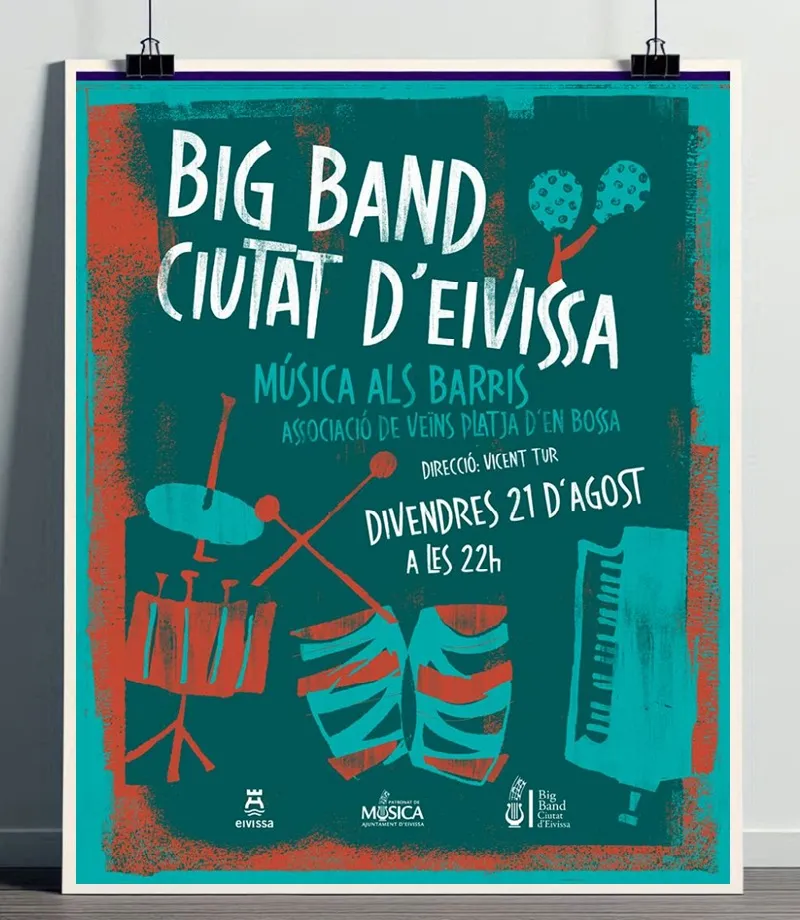 Concert Big Band Ciutat d’Eivissa 2026 a Platja d'en Bossa, Eivissa (Música als Barris)