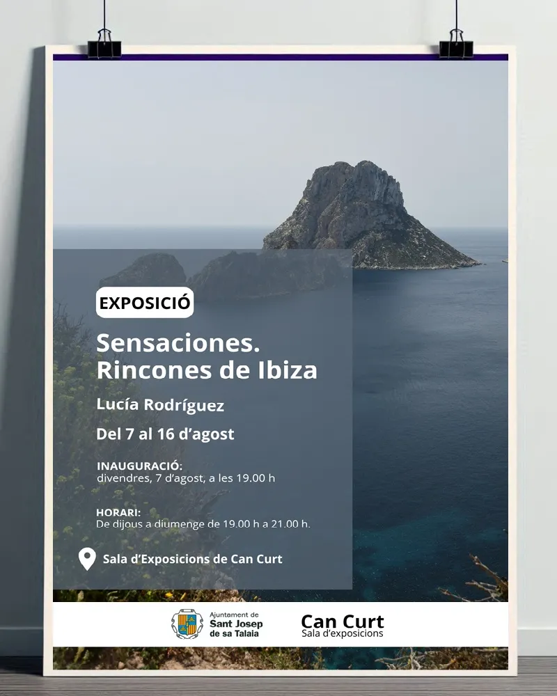 Exposició fotogràfica 'Sensaciones. Rincones de Ibiza' de Lucía Rodríguez a Sant Josep, Eivissa
