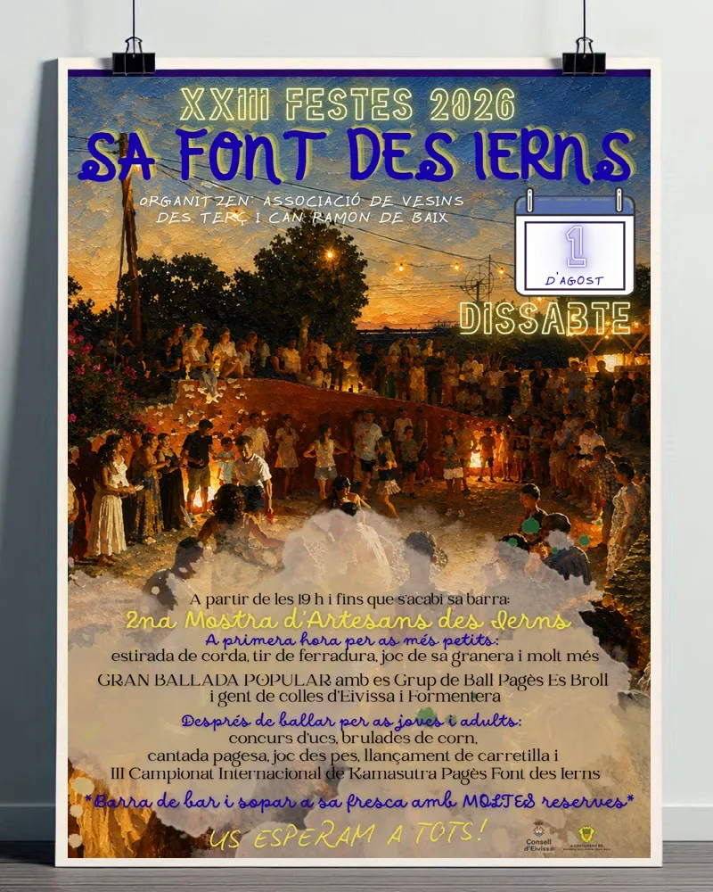 XXIII Festes de Sa Font des Ierns 2026, Santa Eulària des Riu, Eivissa