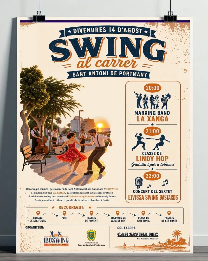 Swing al Carrer, Sant Antoni de Portmany 2026, Eivissa