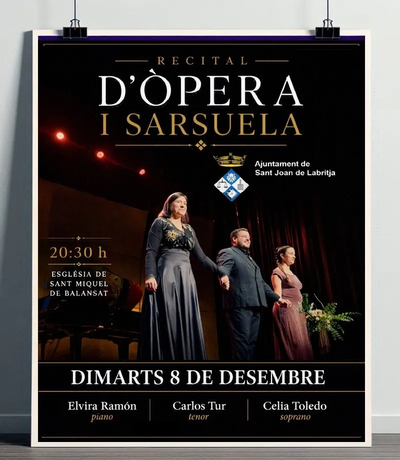 Òpera i Sarsuela a l'Església de Sant Miquel de Balansat (Sant Joan de Labritja) 2026, Eivissa