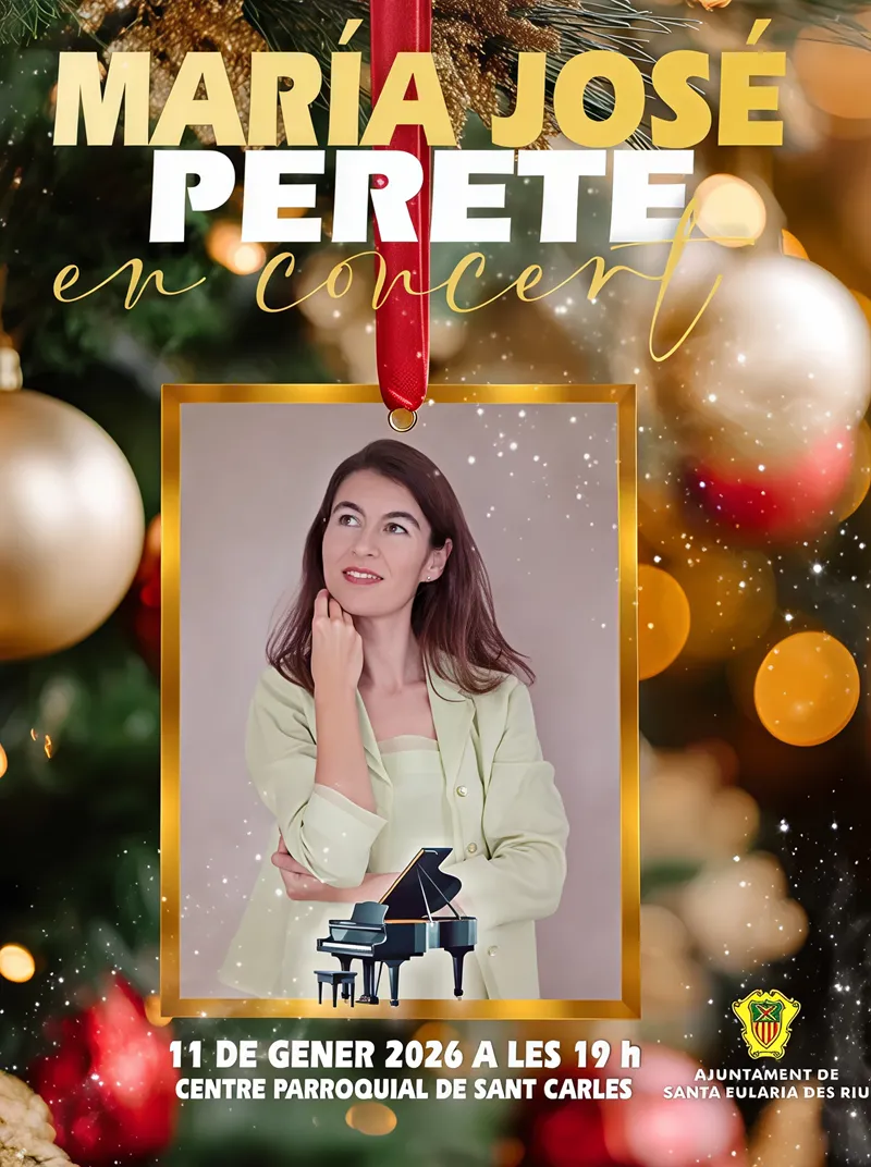 Concert de MARÍA JOSÉ PERETE al Centre Parroquial de Sant Carles (Santa Eulària des Riu), Eivissa 2026 (Ibiza)