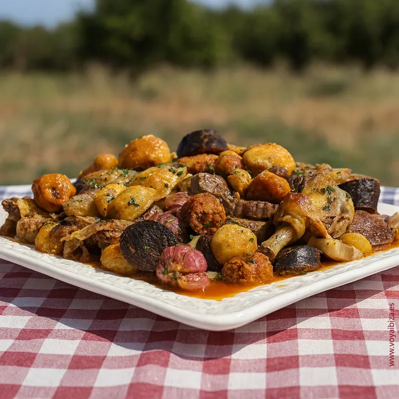 Plato de Sofrit Pagès (Sofrito Payés)