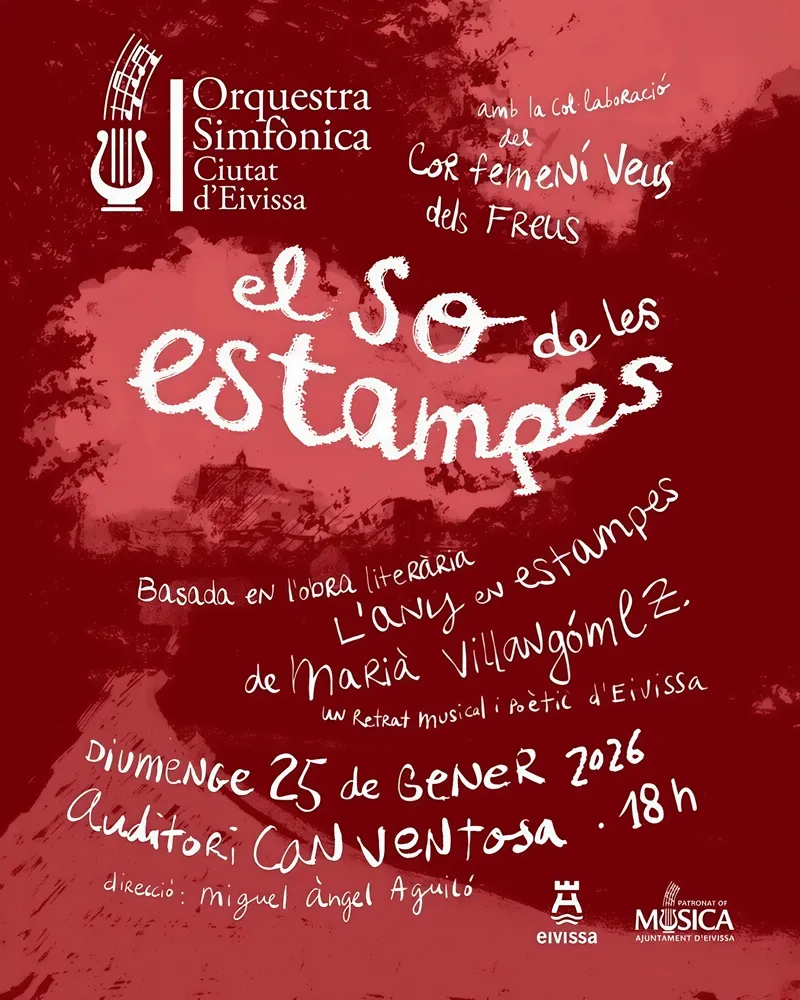 Concert de la Orquestra Simfònica Ciutat d’Eivissa: El so de les estampes. Can Ventosa, Eivissa 2026