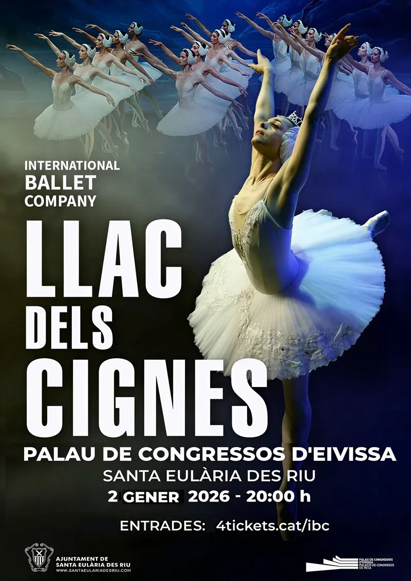 El LLAC dels CIGNES – International Ballet Company al Palau de Congressos d'Eivissa de Santa Eulària des Riu, EIVISSA (Ibiza) 2026