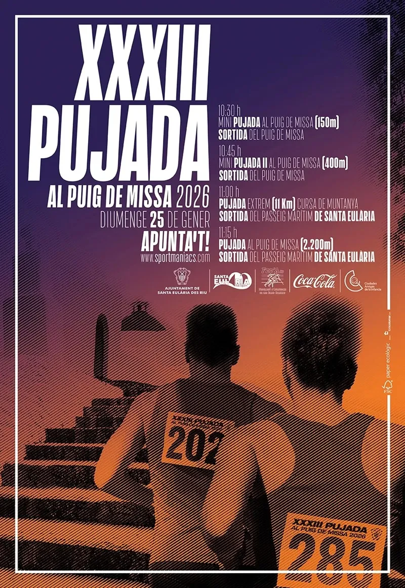 XXXIII Pujada al Puig de Missa 2026, Santa Eulària des Riu - Eivissa