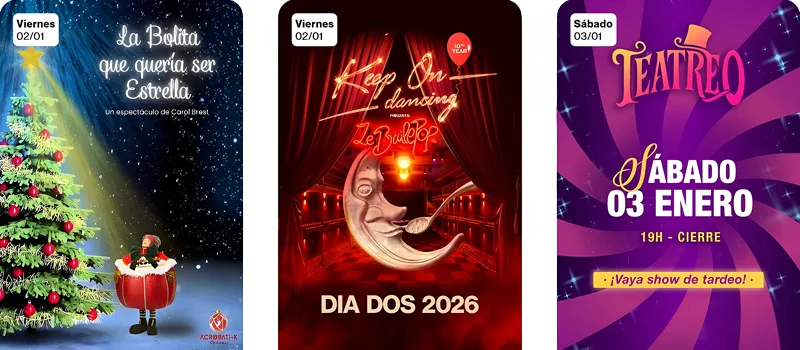 Teatro Pereyra Ibiza: Enero 2026: Eventos 01