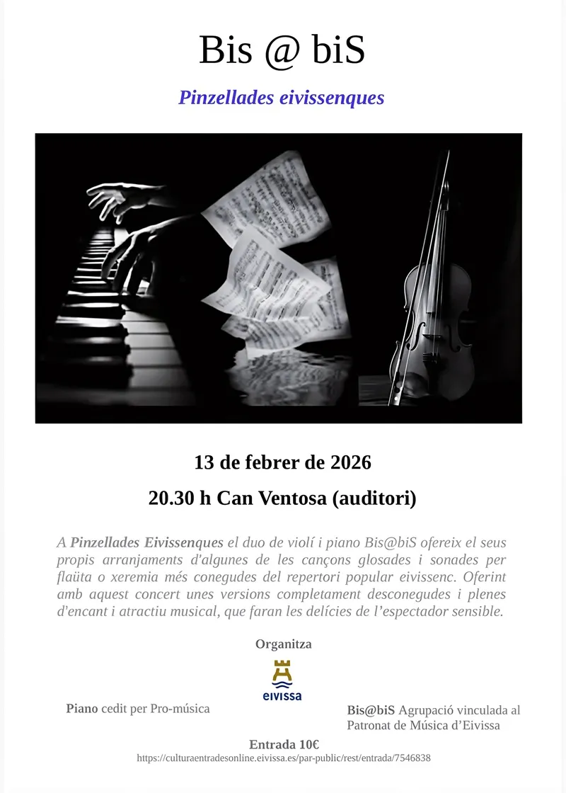 Concert de Bis@Bis a Can Ventosa 2026, Eivissa