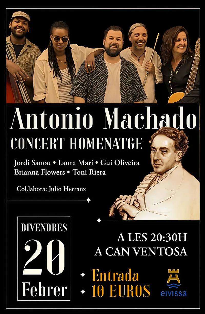 Concert Homenatge a Antonio Machado a Can Ventosa, Eivissa 2026