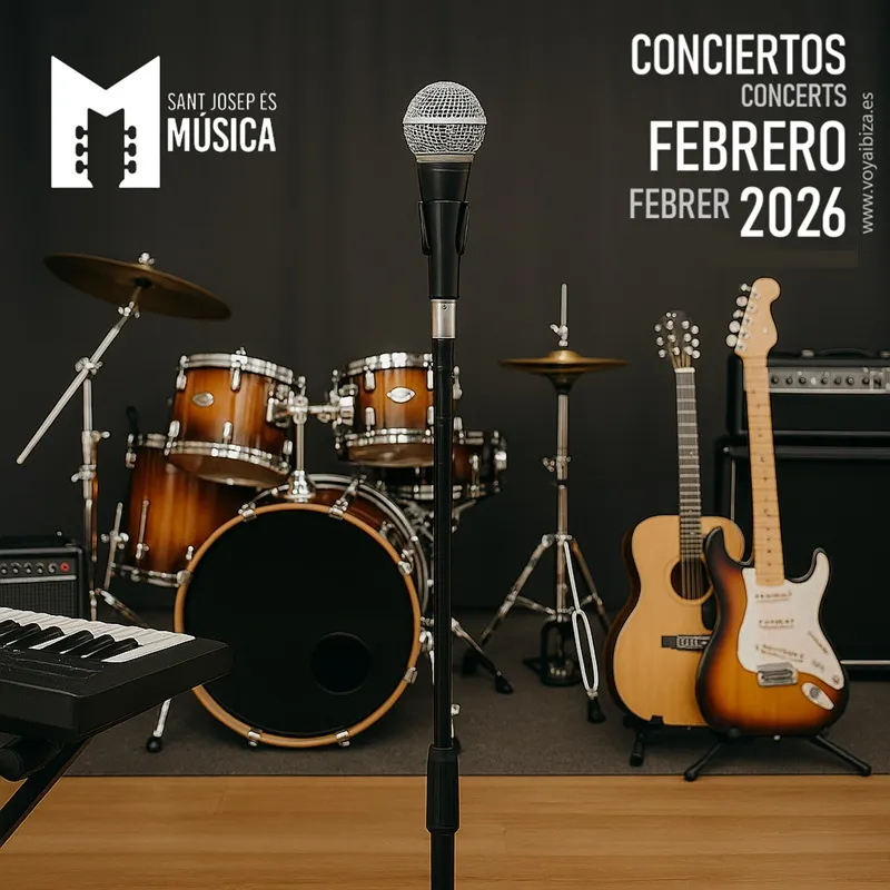 Concerts Sant Josep Febrer 2026, Eivissa (Ibiza). Sant Josep és Música