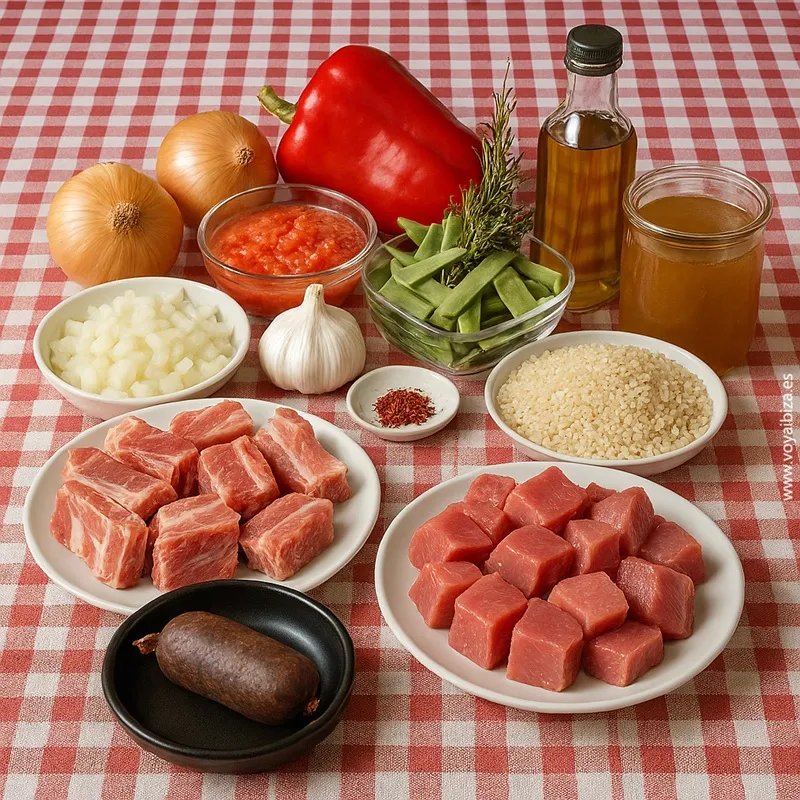 Ingredientes Receta Arroz de Matanzas