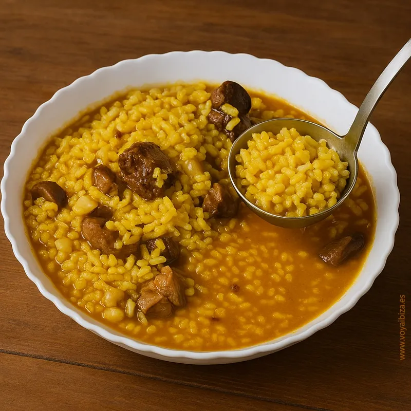 Plato Arroz de Matanzas de Ibiza