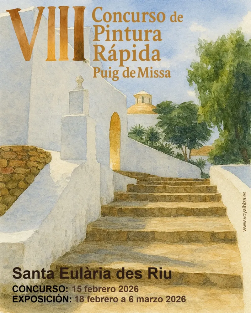 Concurso de Pintura Rápida Puig de Missa 2026, Santa Eulalia del Río, Ibiza. VIII Edición