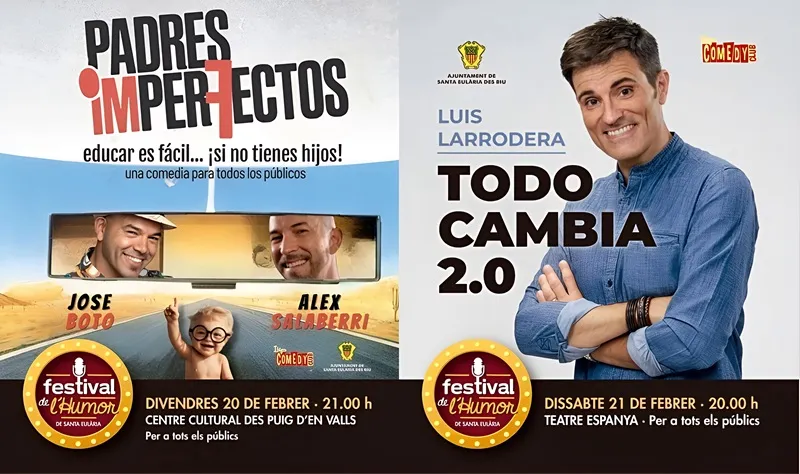 Festival del Humor de Santa Eulària 2026, Ibiza: Álex Salaberri y Jose Boto | Luis Larrodera
