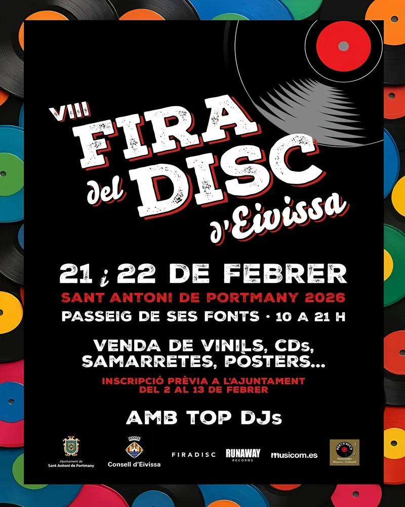 Fira del Disc d'Eivissa 2026, Sant Antoni, VIII Edició