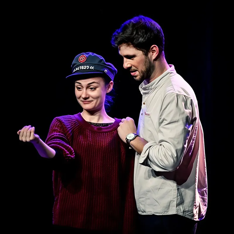 The Postman en Can Ventosa - Espectáculo de Txema Màgic