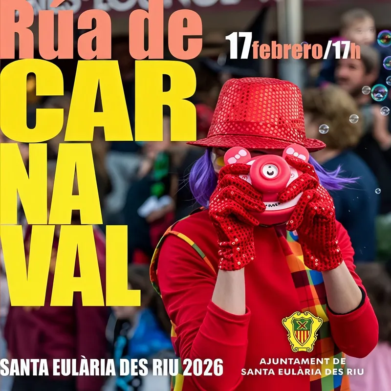 Rua y desfile Carnaval 2026 en Santa Eulalia (Santa Eulària des Riu)