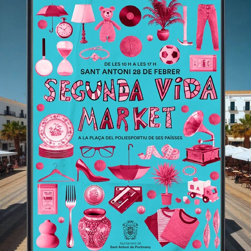 Segona Vida Market Febrer 2026 a Ses Païsses, Sant Antoni, Eivissa