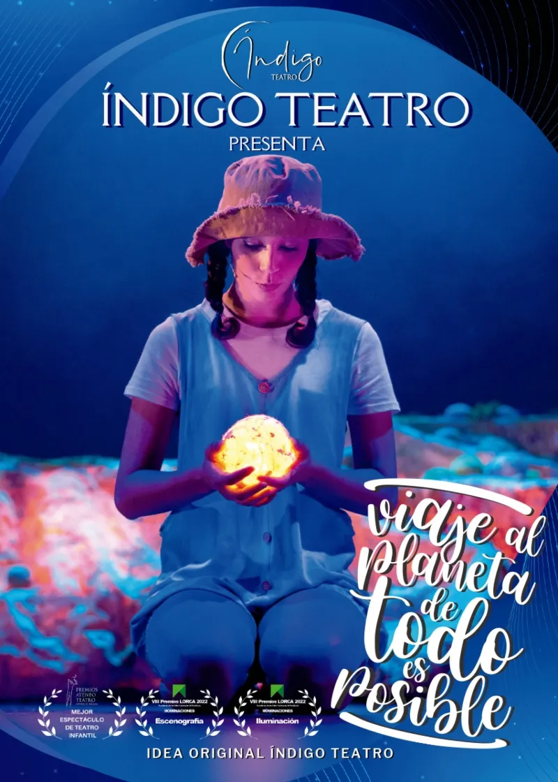Viaje al planeta de Todo es Posible en Ibiza. Índigo Teatro. Cartel oficial