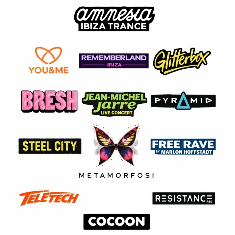 Amnesia Ibiza, JULIO 2026: Calendario de Fiestas