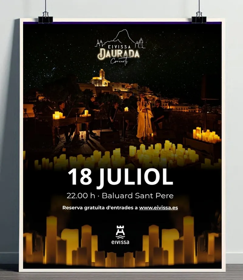 Concert Eivissa Daurada 2026 al Baluart de Sant Pere, Dalt Vila, Eivissa