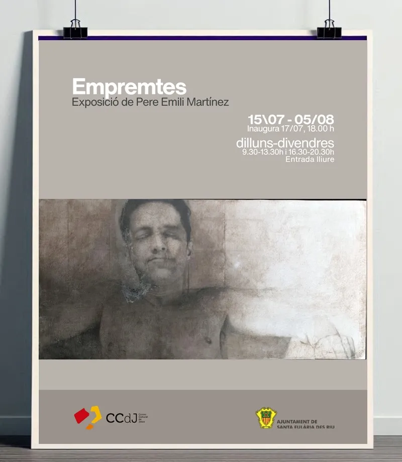 Exposició de Pere Emili Martínez: 'Empremtes', Jesús 2026 (Santa Eulària des Riu), Eivissa