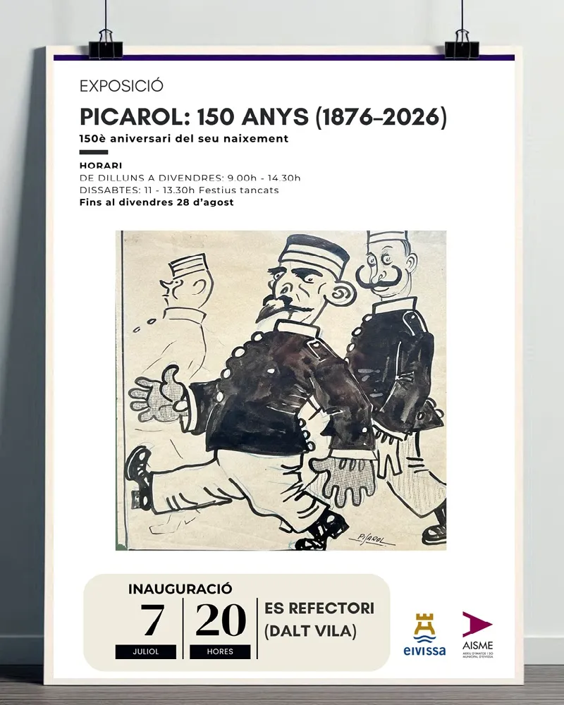 Exposició 'Picarol – 150 aniversari' a Es Refectori, Eivissa 2026